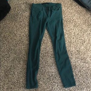 Joe’s Jean super stretch teal skinny jean size 24!